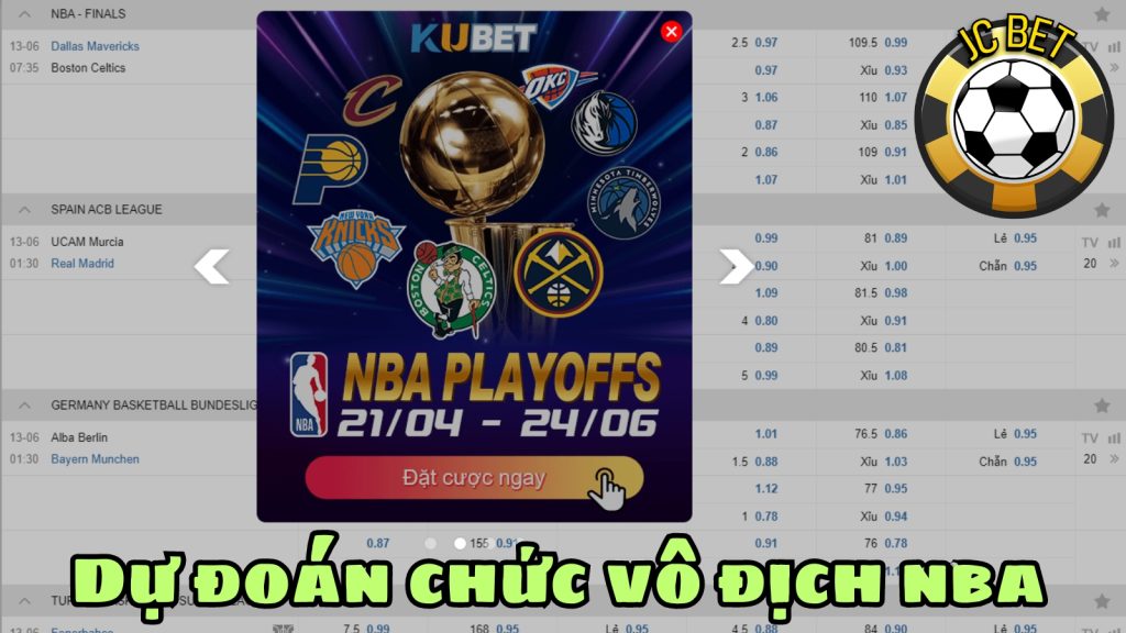 dự đoán chức vô địch nba